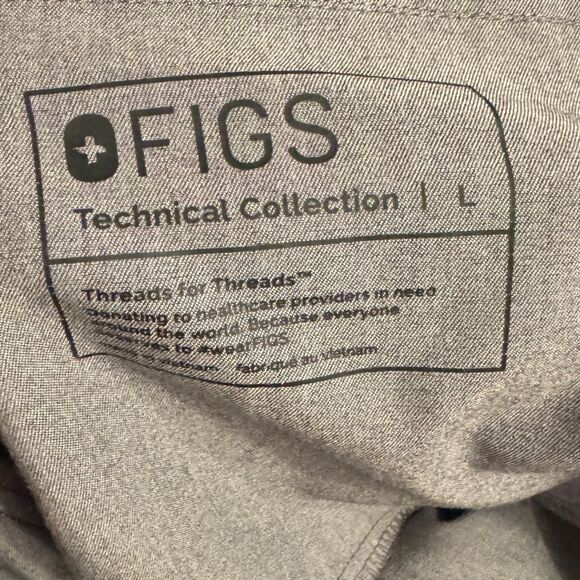 FIGS Tansen Jogger Scrub Pants Graphite Men’s Size Large - Picture 13 of 15